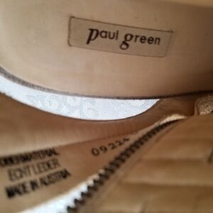 Paul Green Cream Leather Footwear Size 5